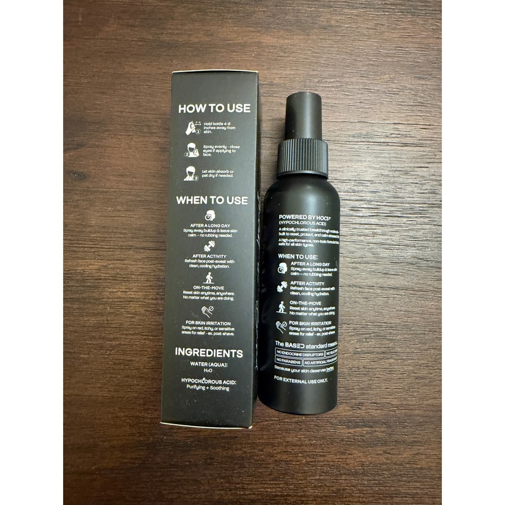 Based Skin Revival Spray 4oz Hypochlorous Acid HOCl Face Mist Soothing Redness - Picture 2 of 4
